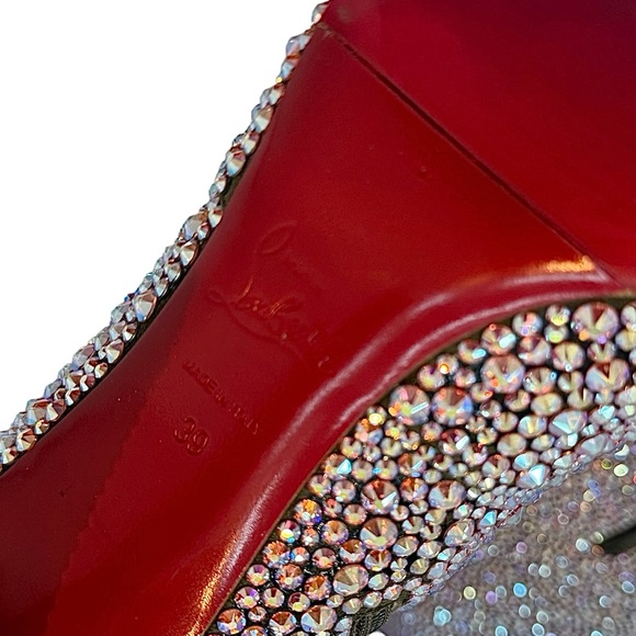 Auth Christian Louboutin Austrian Strass Boots Taylor Swift Eras Tour Lover 39 - Picture 8 of 15